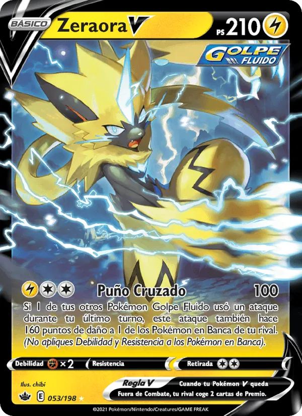Zeraora V · Reinado Escalofriante 53/198
