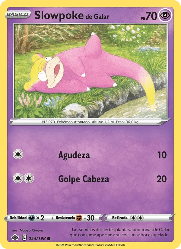 Slowpoke de Galar · Reinado Escalofriante 54/198