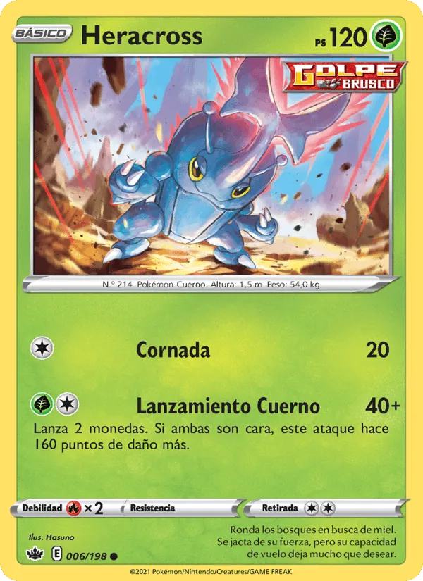 Heracross · Reinado Escalofriante 6/198