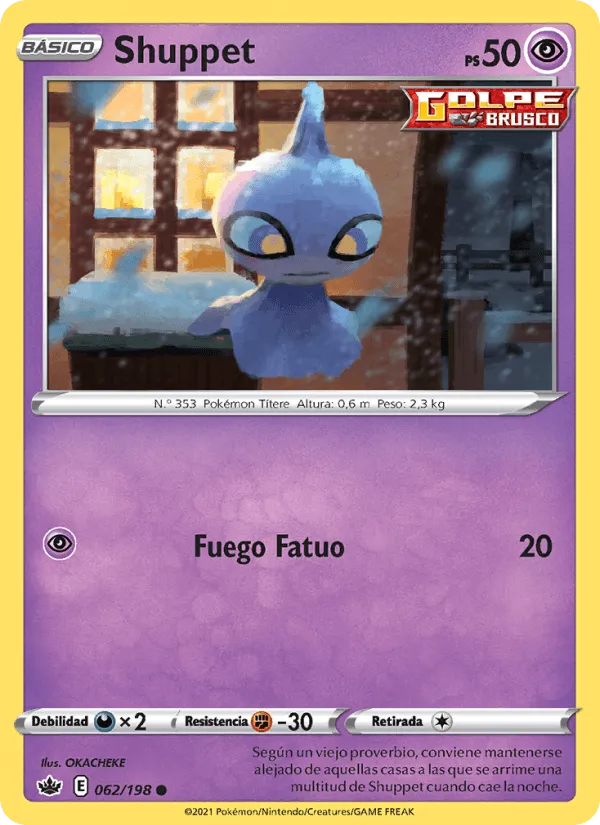 Shuppet · Reinado Escalofriante 62/198
