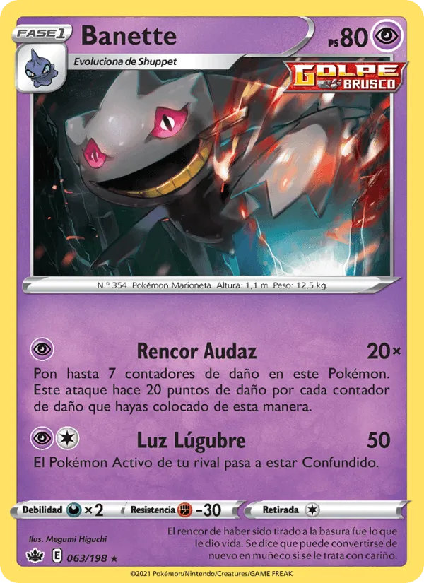 Banette · Reinado Escalofriante 63/198