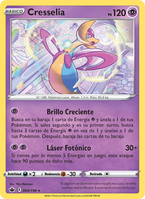 Cresselia · Reinado Escalofriante 64/198