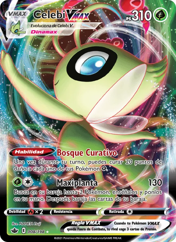 Celebi VMAX · Reinado Escalofriante 8/198