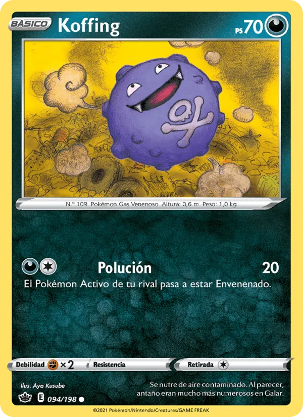 Koffing · Reinado Escalofriante 94/198