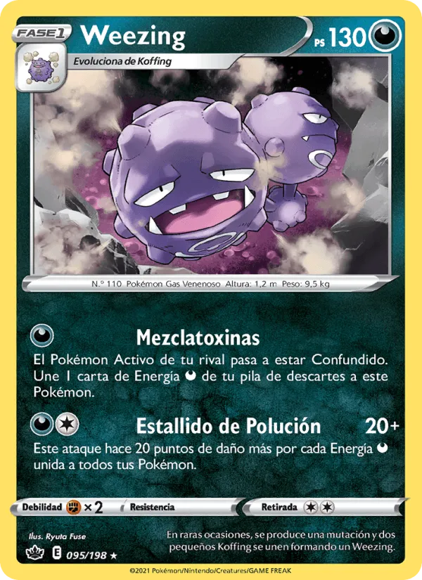 Weezing · Reinado Escalofriante 95/198