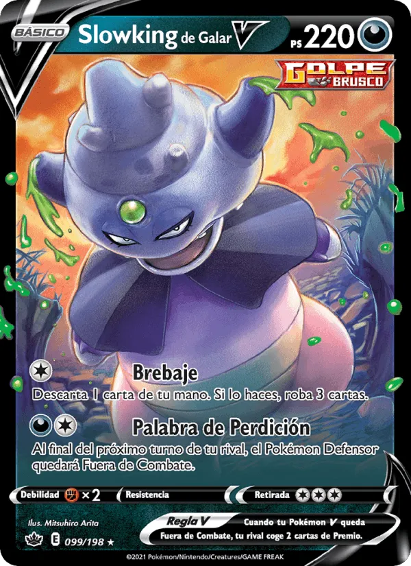 Slowking de Galar V · Reinado Escalofriante 99/198
