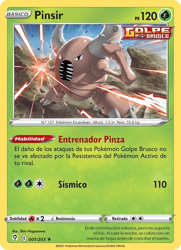 Pinsir · Cielos Evolutivos 1/203