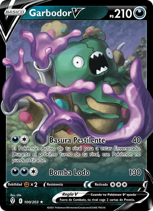 Garbodor V · Cielos Evolutivos 100/203