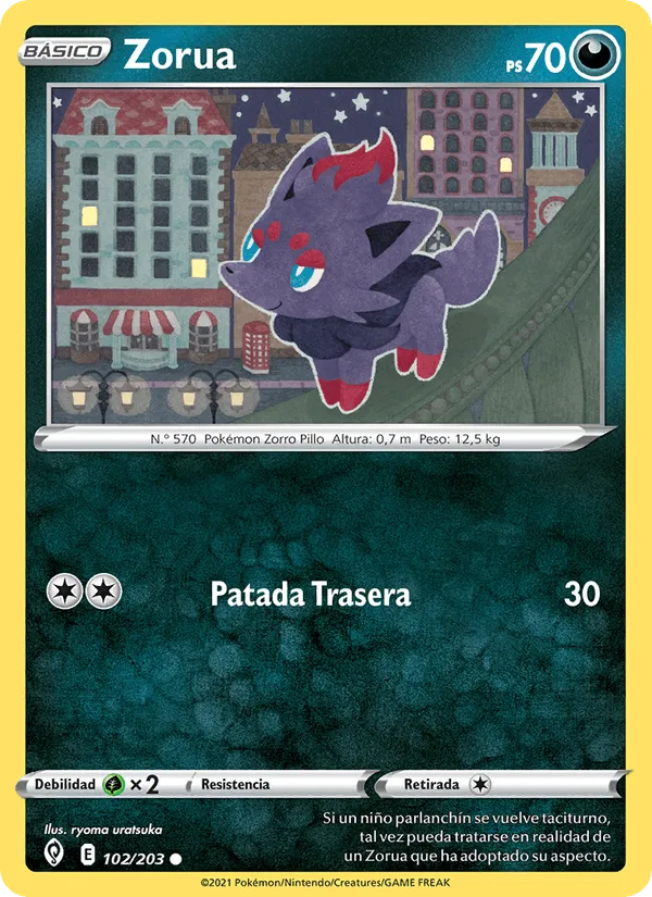 Zorua · Cielos Evolutivos 102/203