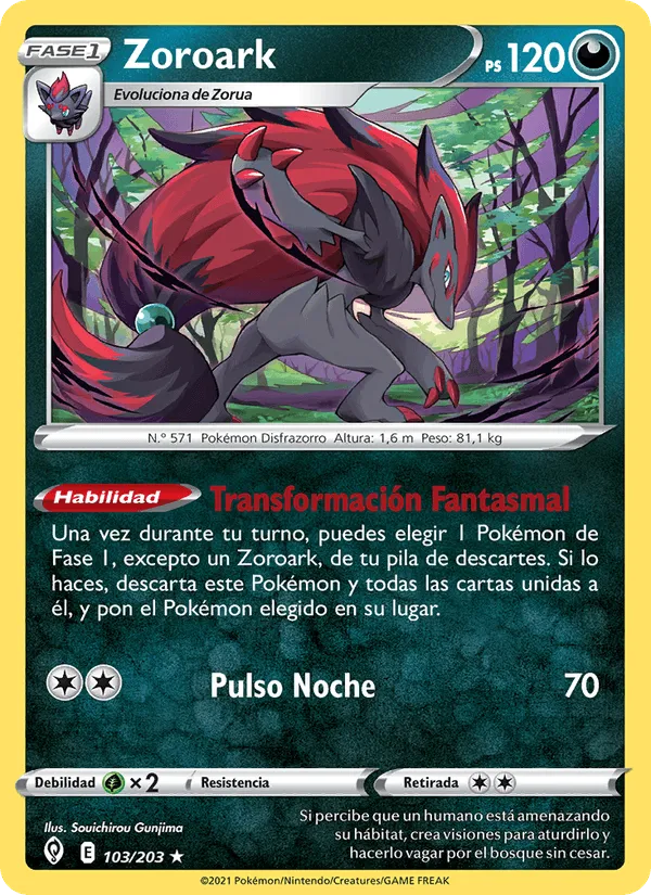 Zoroark · Cielos Evolutivos 103/203