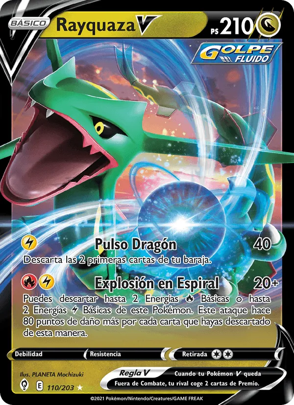 Rayquaza V · Cielos Evolutivos 110/203
