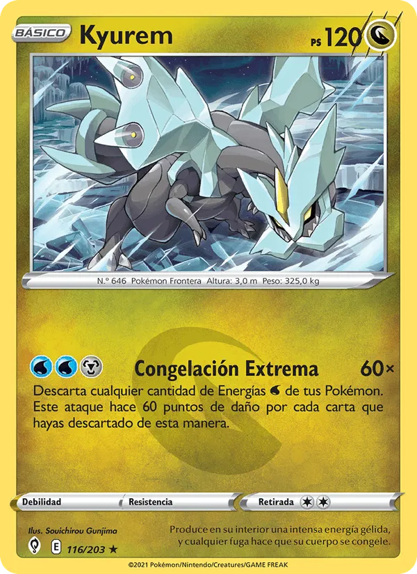 Kyurem · Cielos Evolutivos 116/203