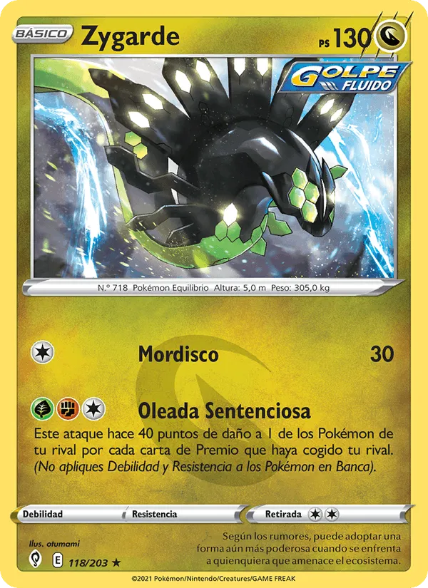 Zygarde · Cielos Evolutivos 118/203