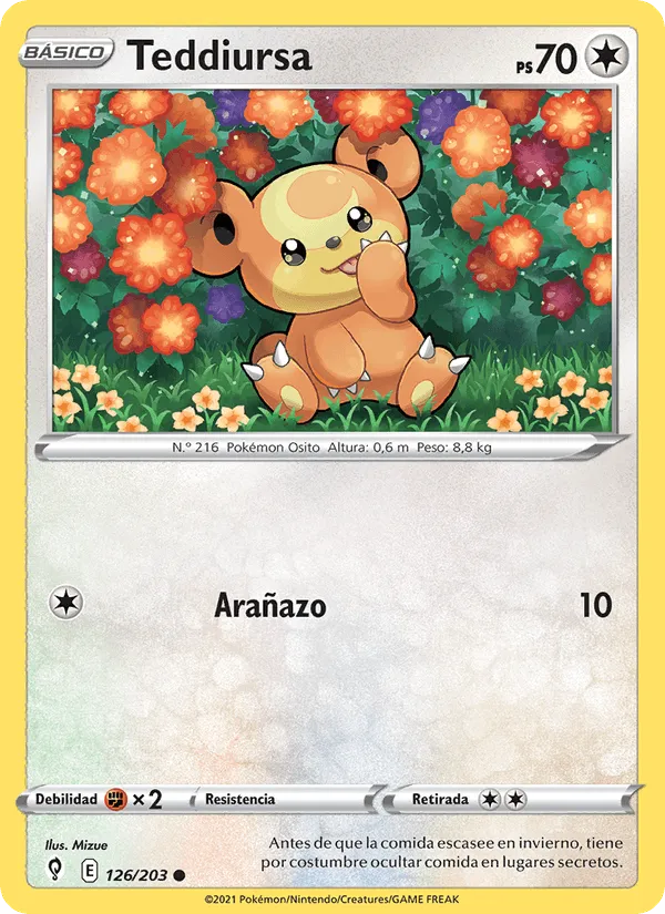 Teddiursa · Cielos Evolutivos 126/203
