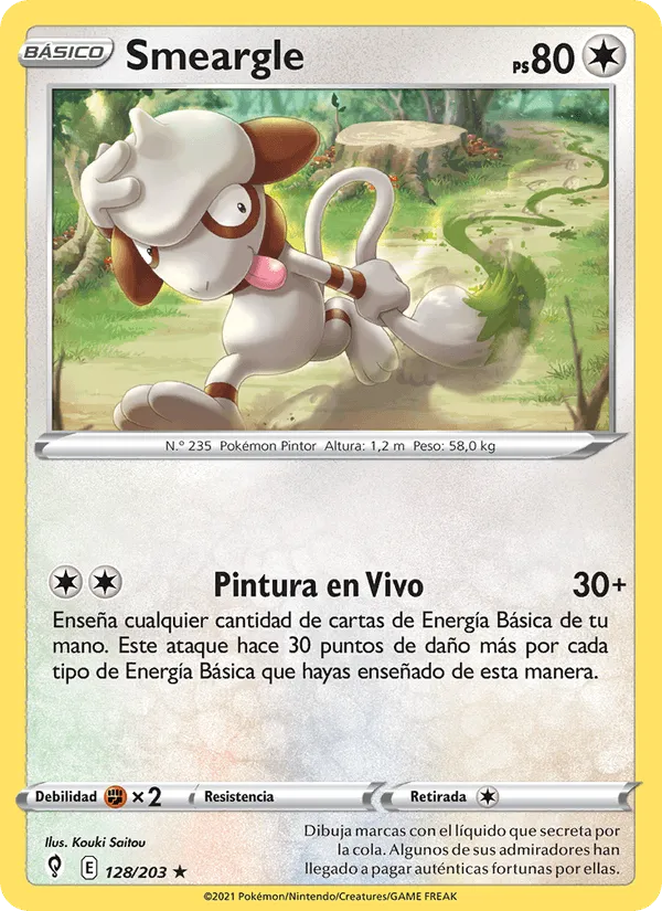 Smeargle · Cielos Evolutivos 128/203