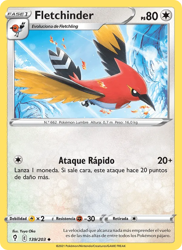 Fletchinder · Cielos Evolutivos 139/203