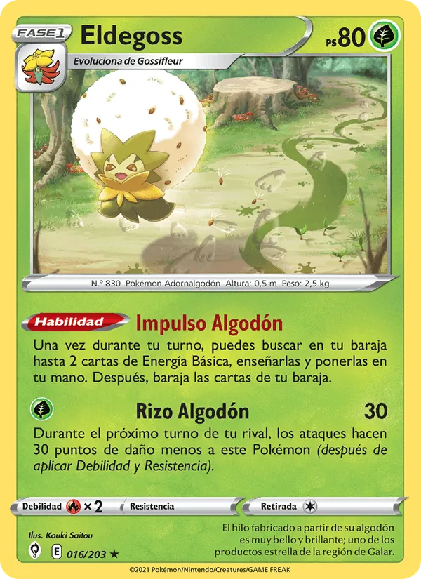 Eldegoss · Cielos Evolutivos 16/203