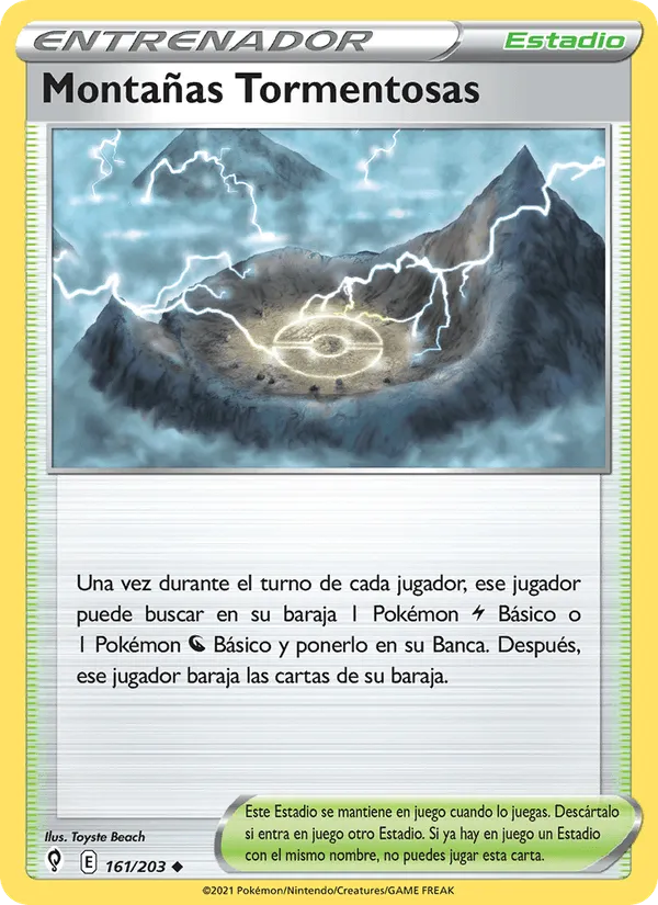 Montañas Tormentosas · Cielos Evolutivos 161/203