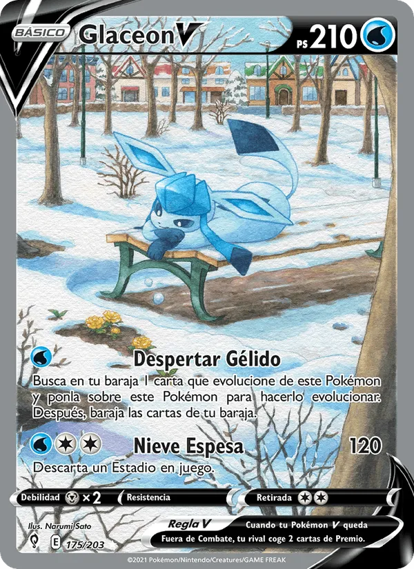Glaceon V · Cielos Evolutivos 175/203
