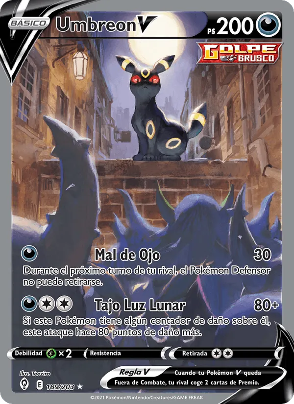 Umbreon V · Cielos Evolutivos 189/203