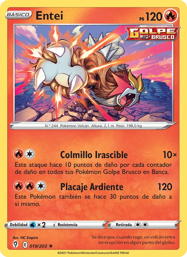 Entei · Cielos Evolutivos 19/203