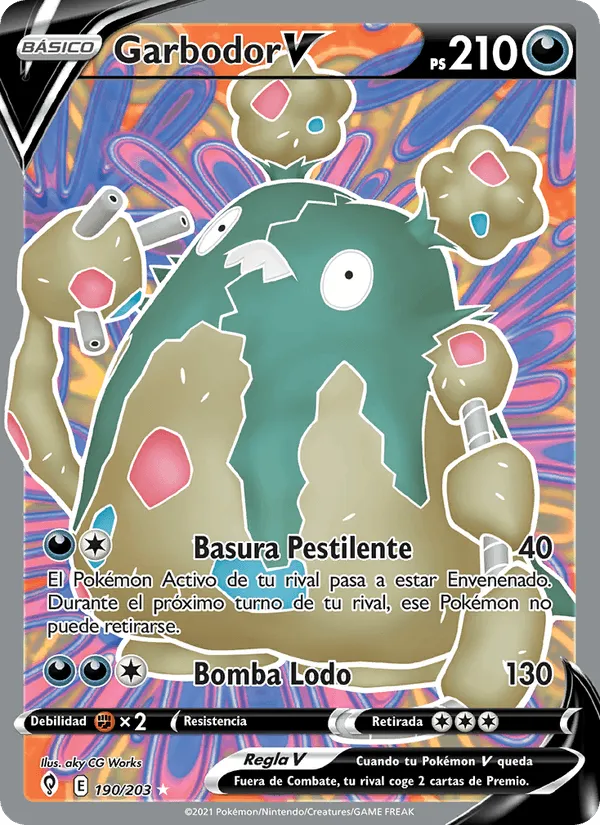 Garbodor V · Cielos Evolutivos 190/203