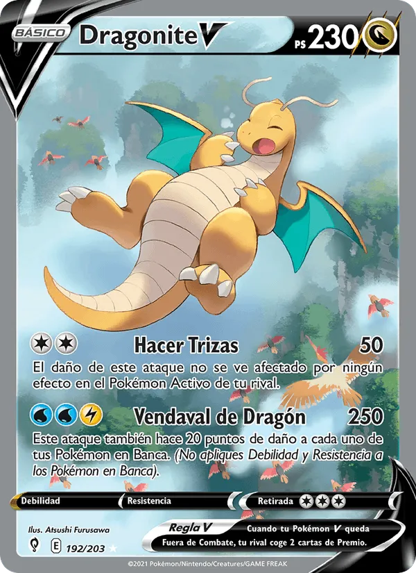 Dragonite V · Cielos Evolutivos 192/203