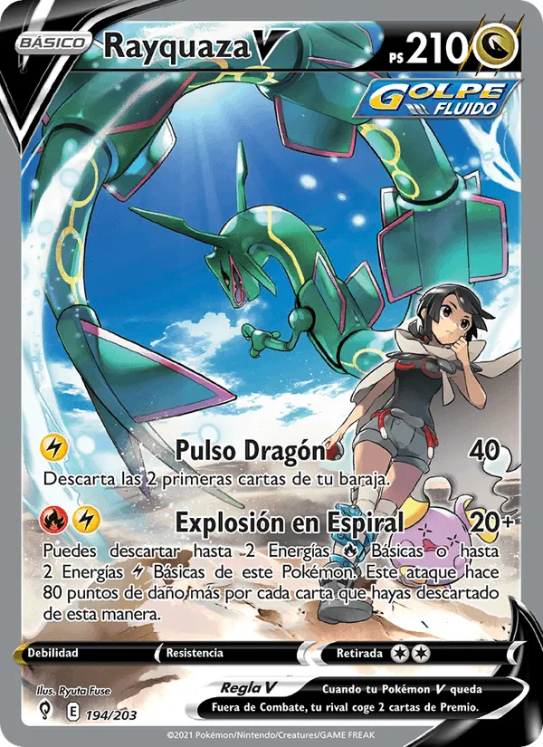 Rayquaza V · Cielos Evolutivos 194/203