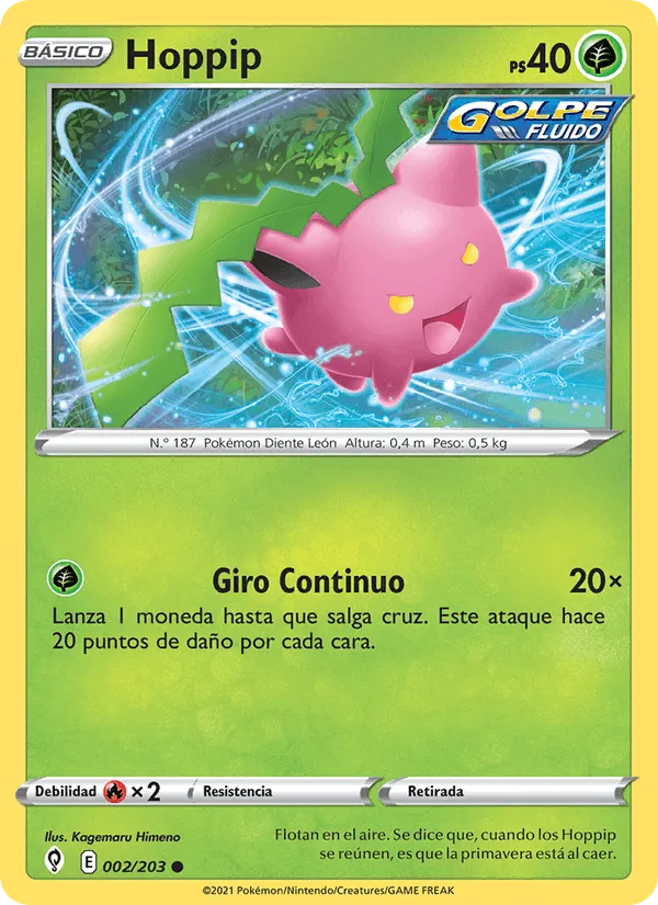 Hoppip · Cielos Evolutivos 2/203