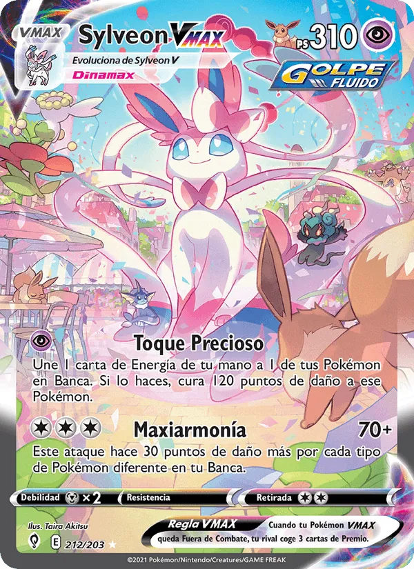 Sylveon VMAX · Cielos Evolutivos 212/203