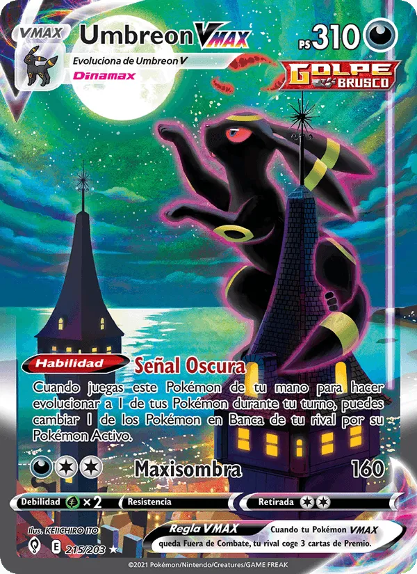 Umbreon VMAX · Cielos Evolutivos 215/203