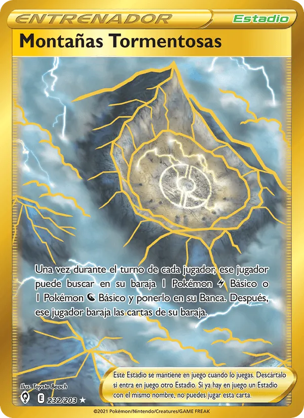 Montañas Tormentosas · Cielos Evolutivos 232/203