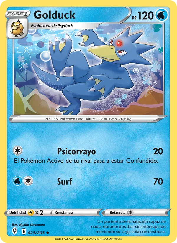 Golduck · Cielos Evolutivos 25/203