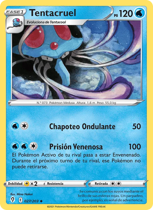 Tentacruel · Cielos Evolutivos 27/203