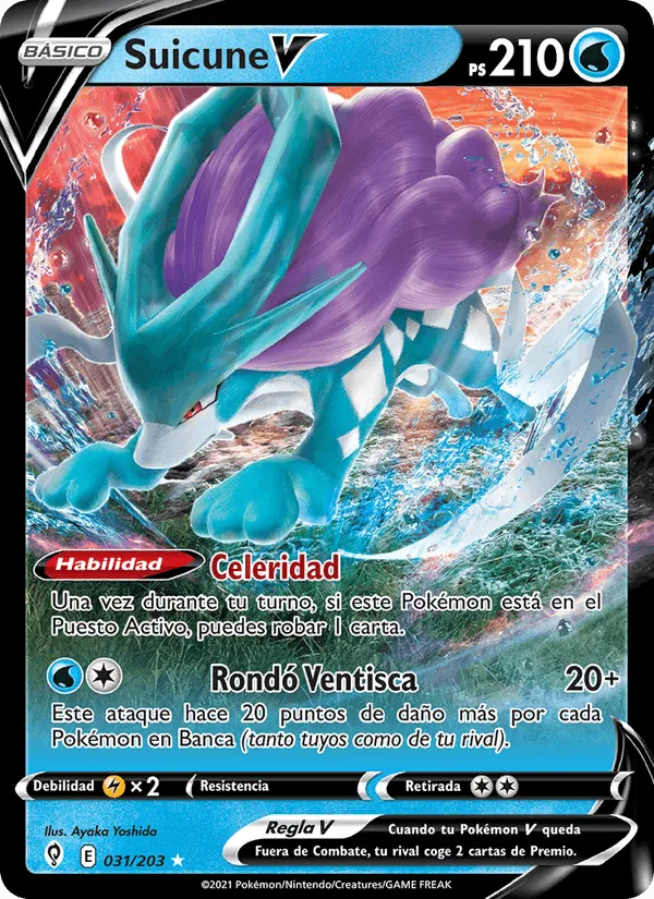 Suicune V · Cielos Evolutivos 31/203
