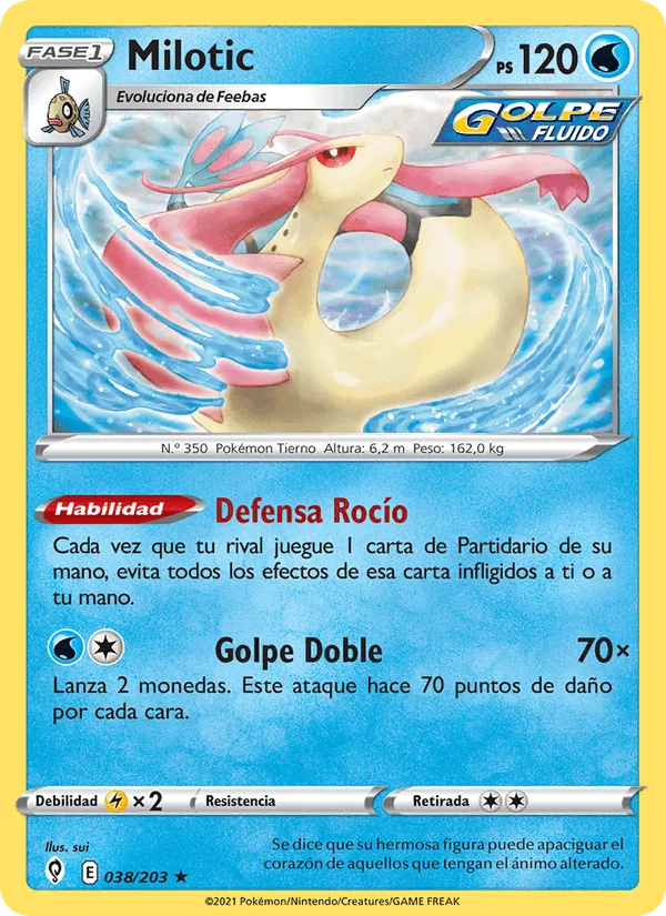 Milotic · Cielos Evolutivos 38/203