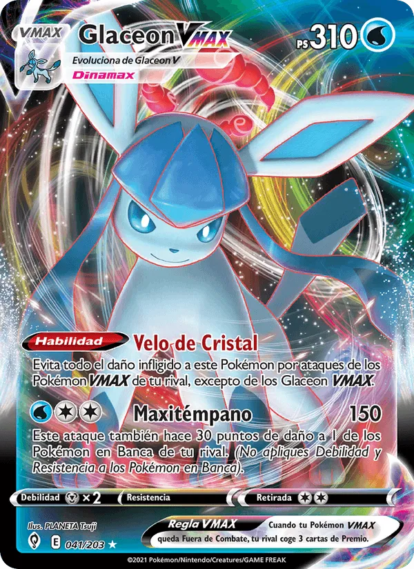 Glaceon VMAX · Cielos Evolutivos 41/203