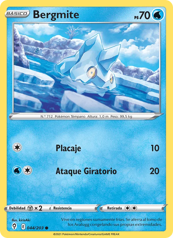 Bergmite · Cielos Evolutivos 44/203
