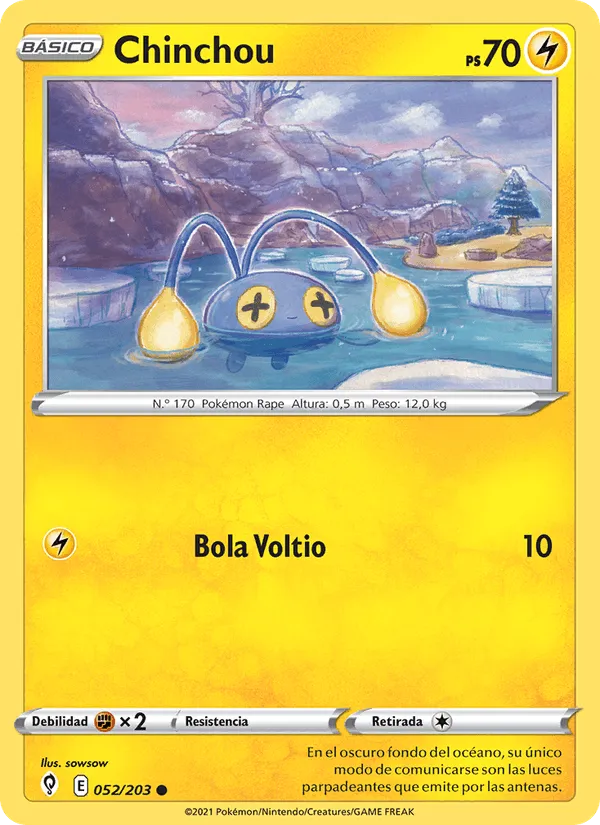 Chinchou · Cielos Evolutivos 52/203