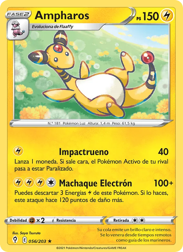 Ampharos · Cielos Evolutivos 56/203