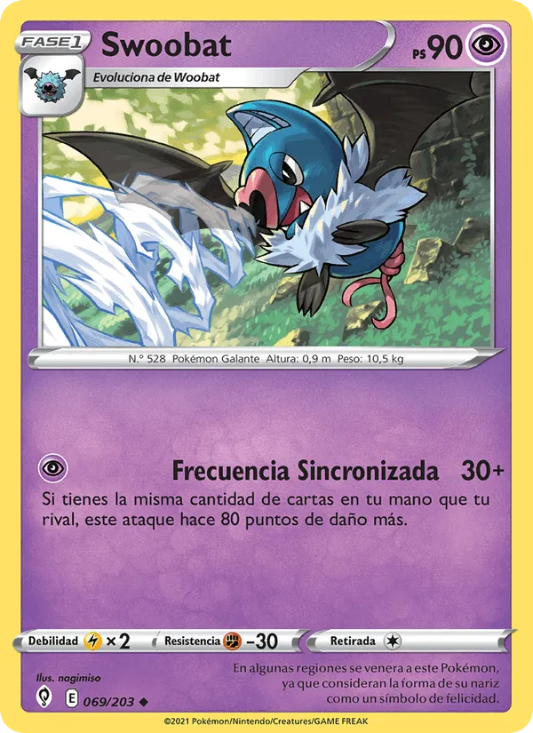 Swoobat · Cielos Evolutivos 69/203