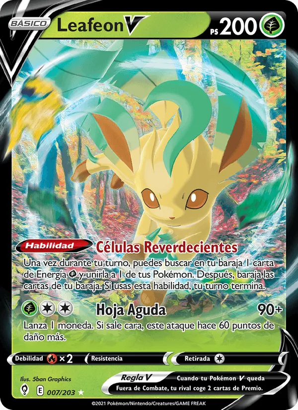 Leafeon V · Cielos Evolutivos 7/203