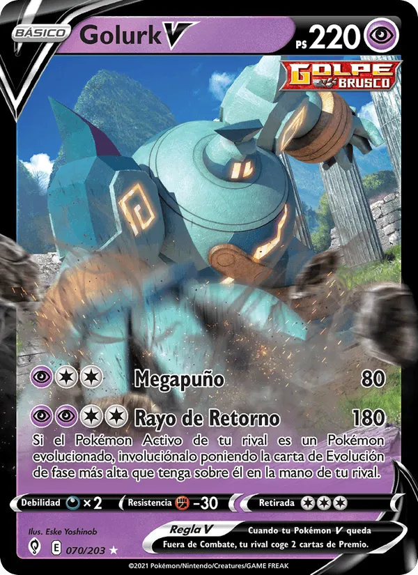 Golurk V · Cielos Evolutivos 70/203
