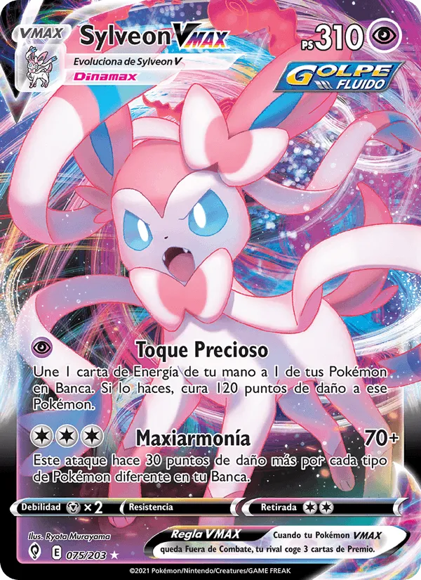 Sylveon VMAX · Cielos Evolutivos 75/203