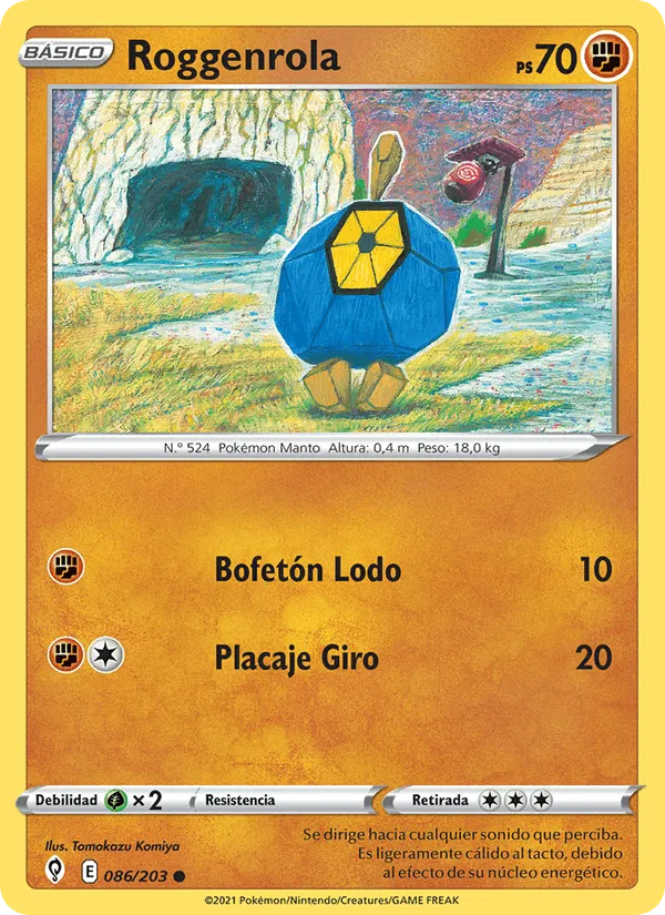 Roggenrola · Cielos Evolutivos 86/203