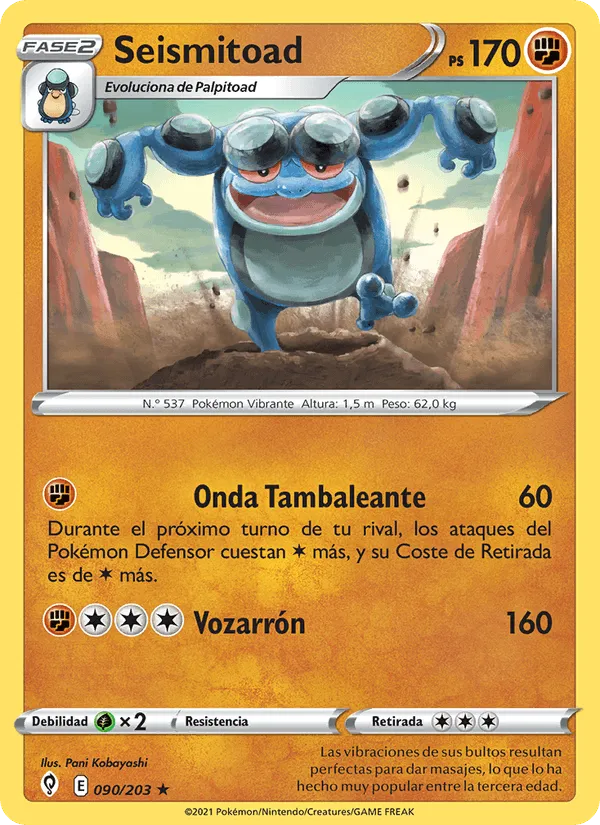 Seismitoad · Cielos Evolutivos 90/203