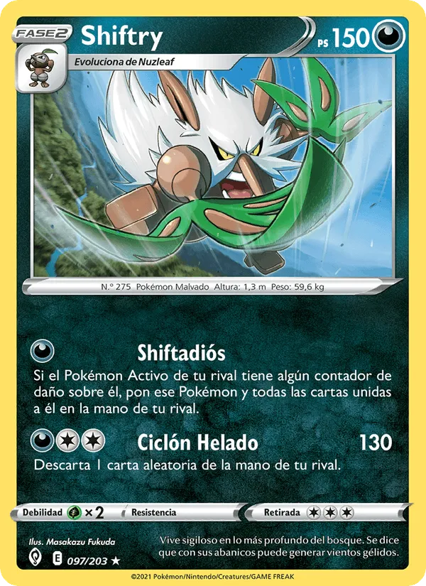 Shiftry · Cielos Evolutivos 97/203