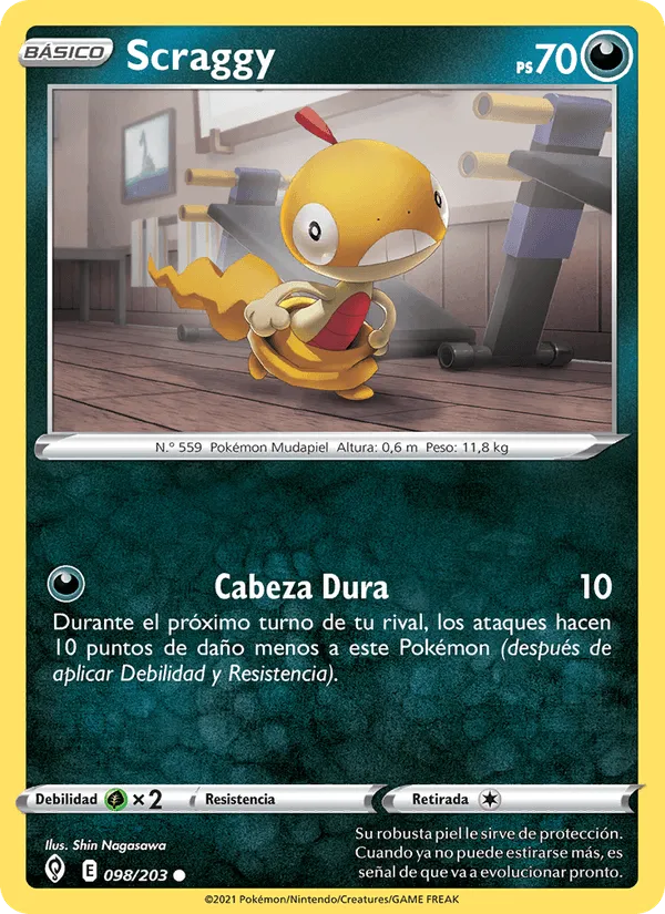 Scraggy · Cielos Evolutivos 98/203