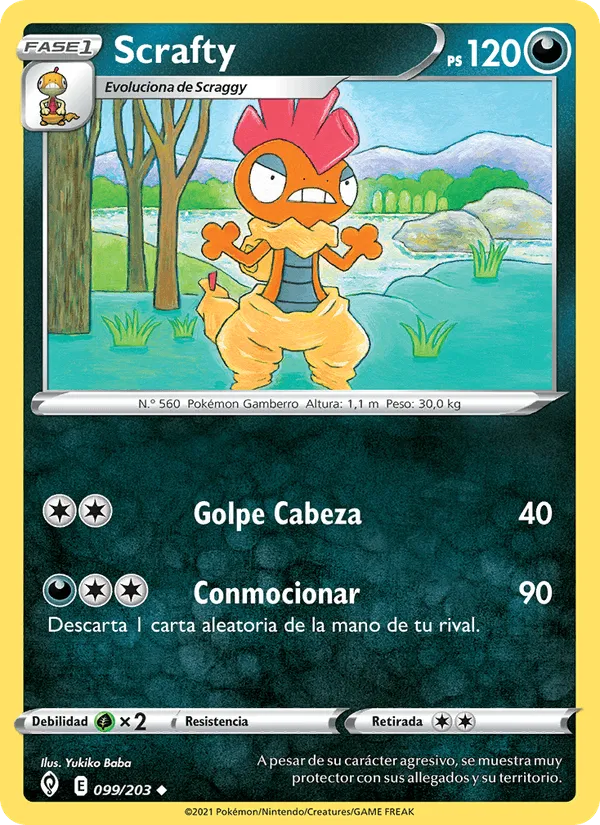 Scrafty · Cielos Evolutivos 99/203