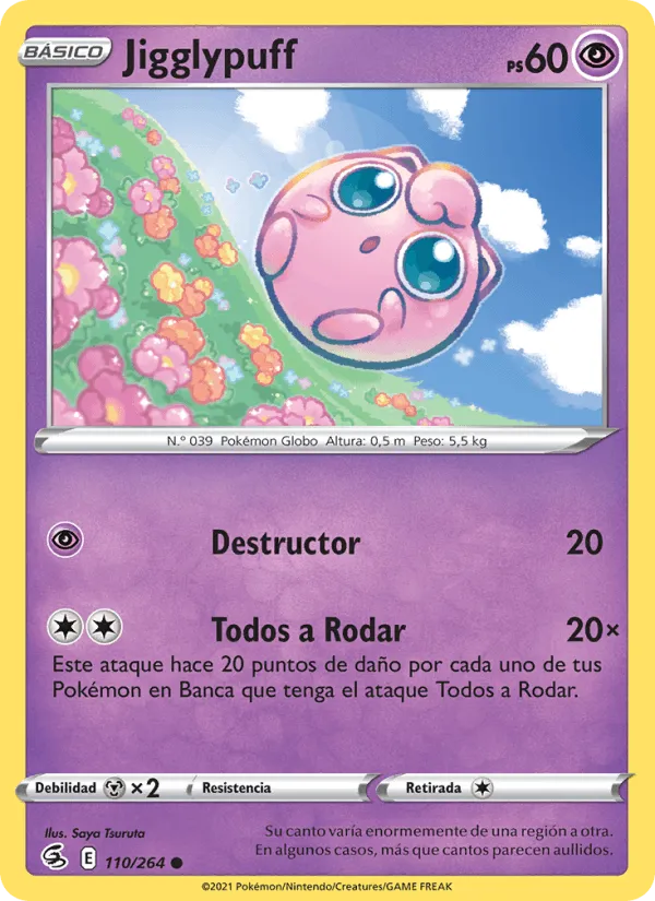 Jigglypuff · Golpe Fusión 110/264